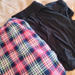 Women's 2XL Pants Blk. PJ Bottoms