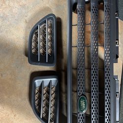 Grill And Floor Mats For 05-09 Range Rover Sport