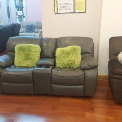 3 Piece Reclining Leather Living Set---$1599---Fantastic Deal!!!---Same Day Delivery Available 