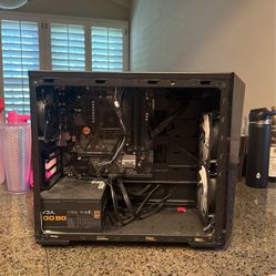Computer Case, Motherboard And Power Supply Sold As Is 