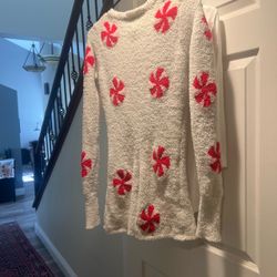Cozy one piece candy cane lounge wear