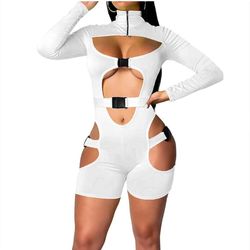 BRAND NEW WHITE BUCKLE BODYSUIT