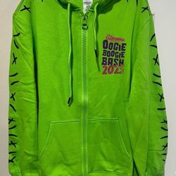 NWT Oogie Boogie Bash Hoodie Green Disney Night Before Christmas