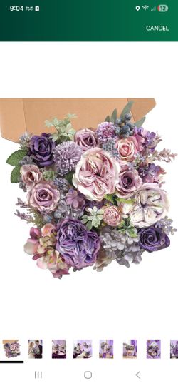 Purple Flower Box