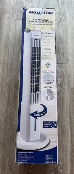 Maxx Chill OS5-800 38" Evaporative Air Cooling Tower 4 Speed White No Base