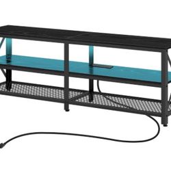 Rolanstar TV Stand With LED Lights