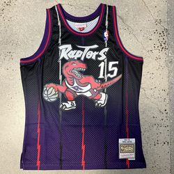 Mitchell & Ness Toronto Raptors Fadeaway Swingman Vince Carter Jersey Men’s Size L NWT