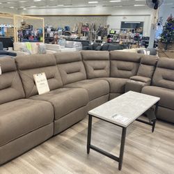 Fletcher 6pc Fabric Reclining Sectional