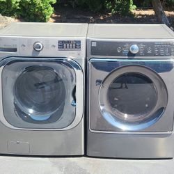 LG &Kenmore Washer And Dryer Electric Mega Capacity! 