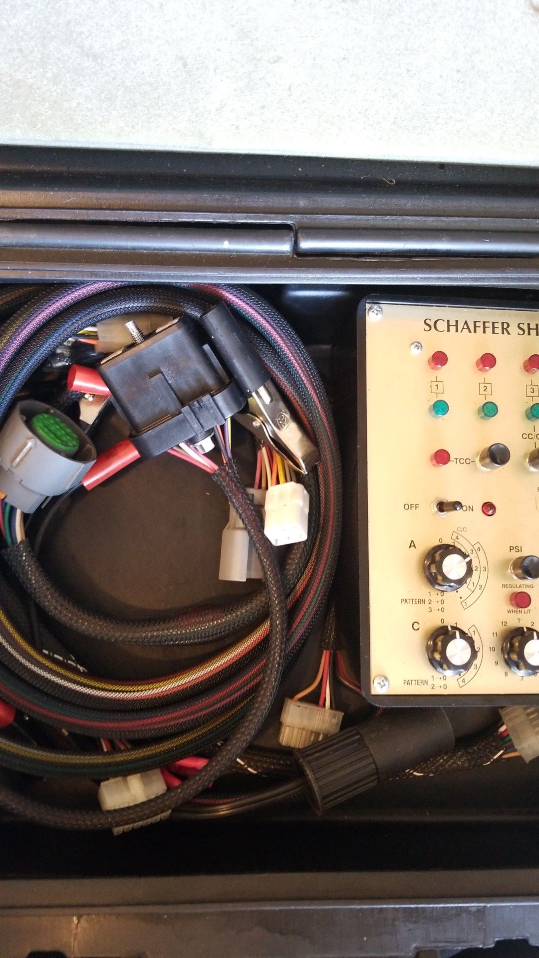 Schaffer shifter for transmission testing