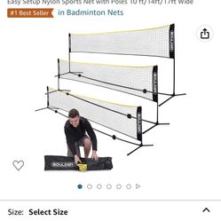 Boulder Badminton Pickleball Net