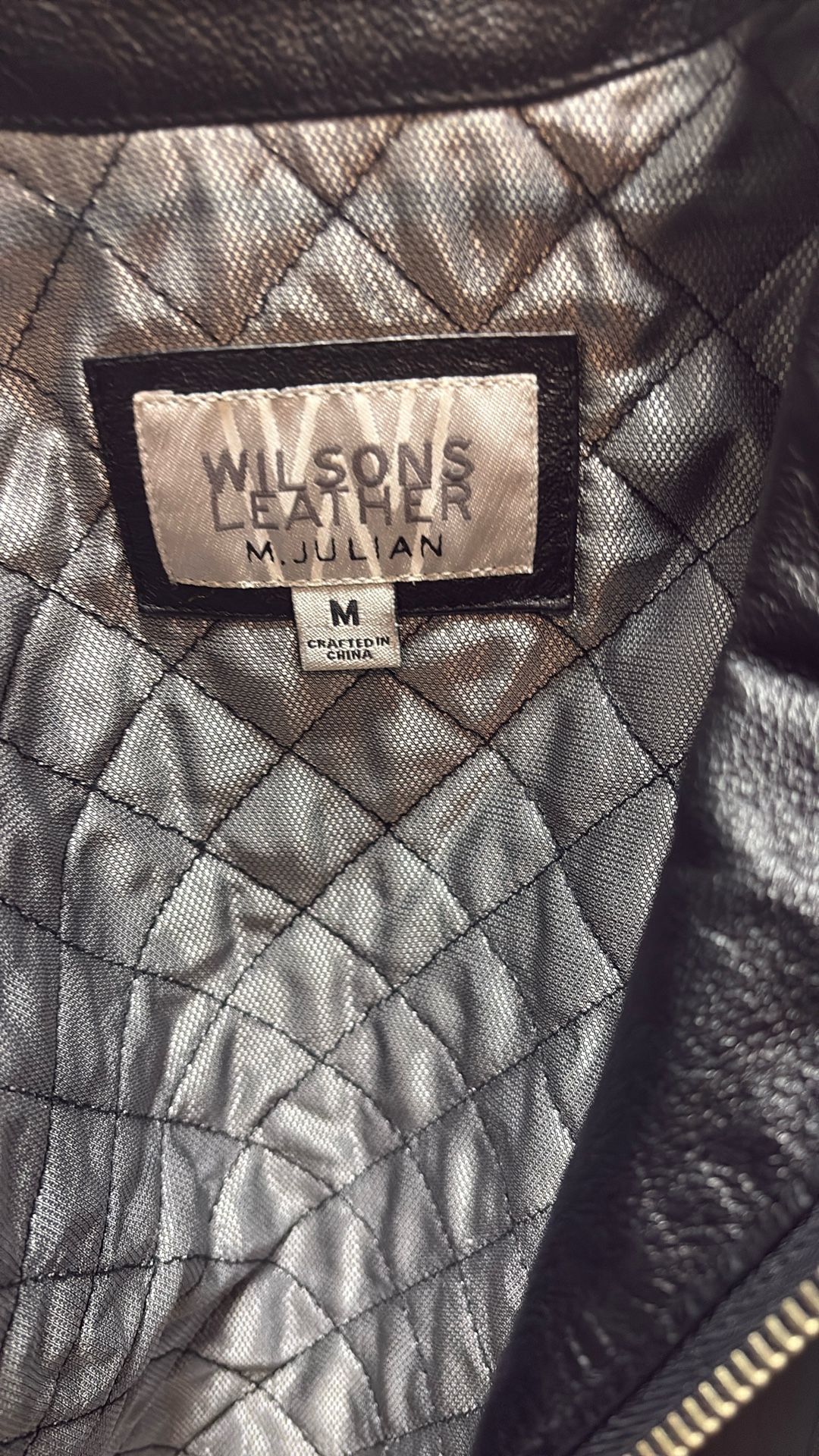 Wilson Leather Motorcycle Jacket