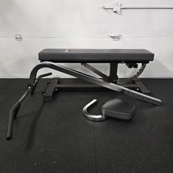 Ironmaster super bench pro with chin up bar $360

