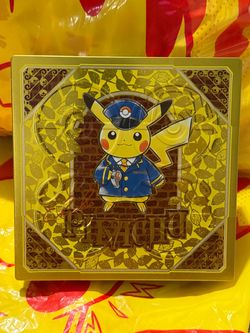 Pokemon Center Tokyo Station Exclusive Cookie Tin with Special Exclusive Bag Pikachu