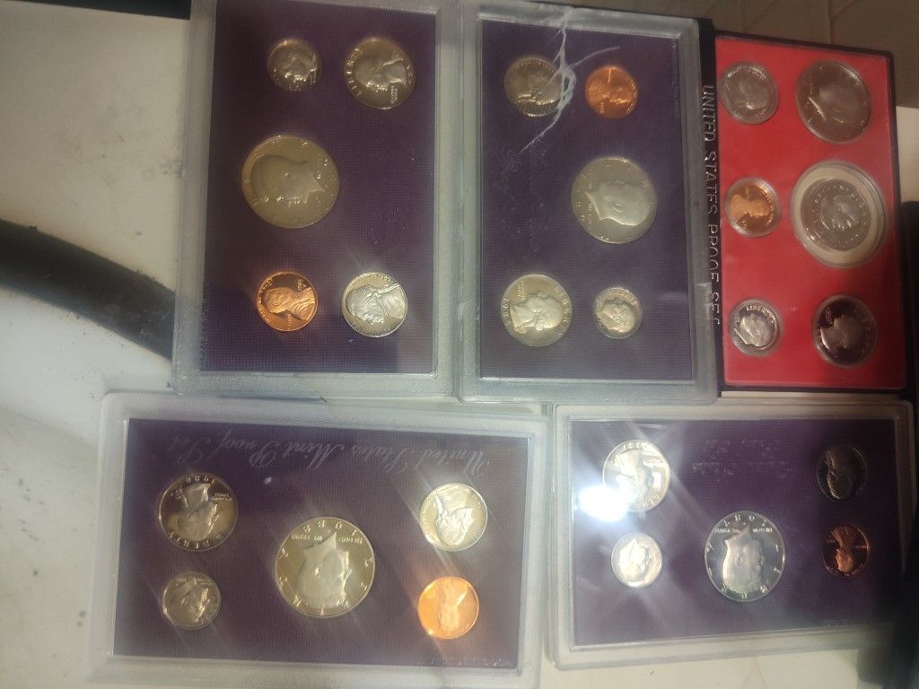 1972,1983,1984,1985,1987,1(contact info removed) Proof Sets