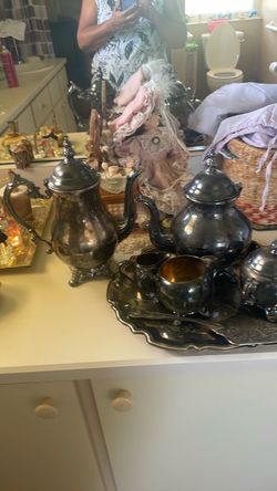 Tea pot patted silver