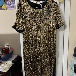 Gold Dress
