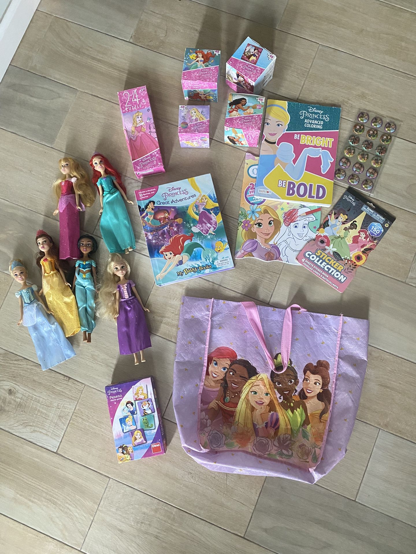 Princesses - Puzzle, Book , Matching Game, Dolls and More