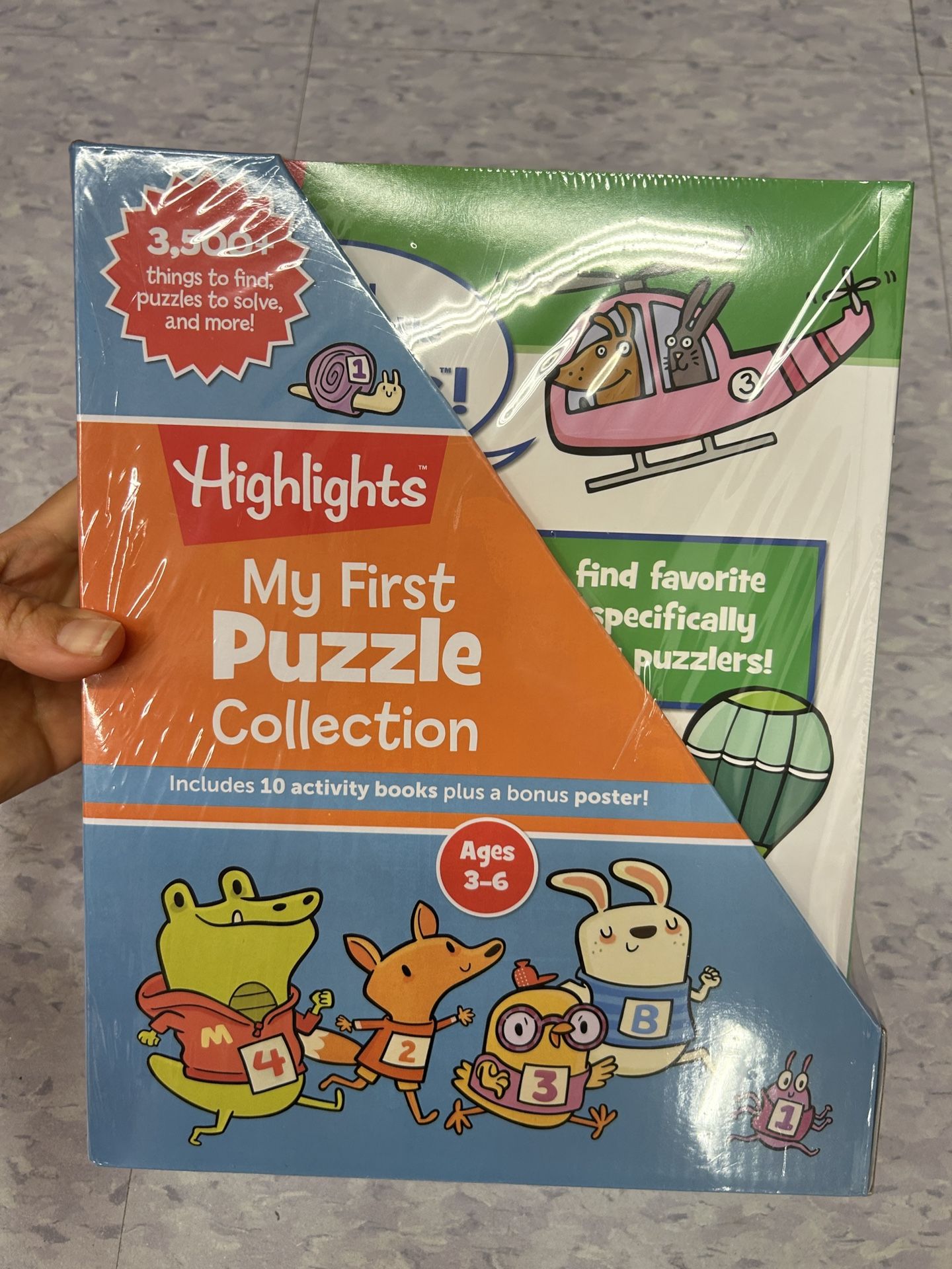 NWT My First Puzzle Collection (includes 10 activity books and a bonus poster)