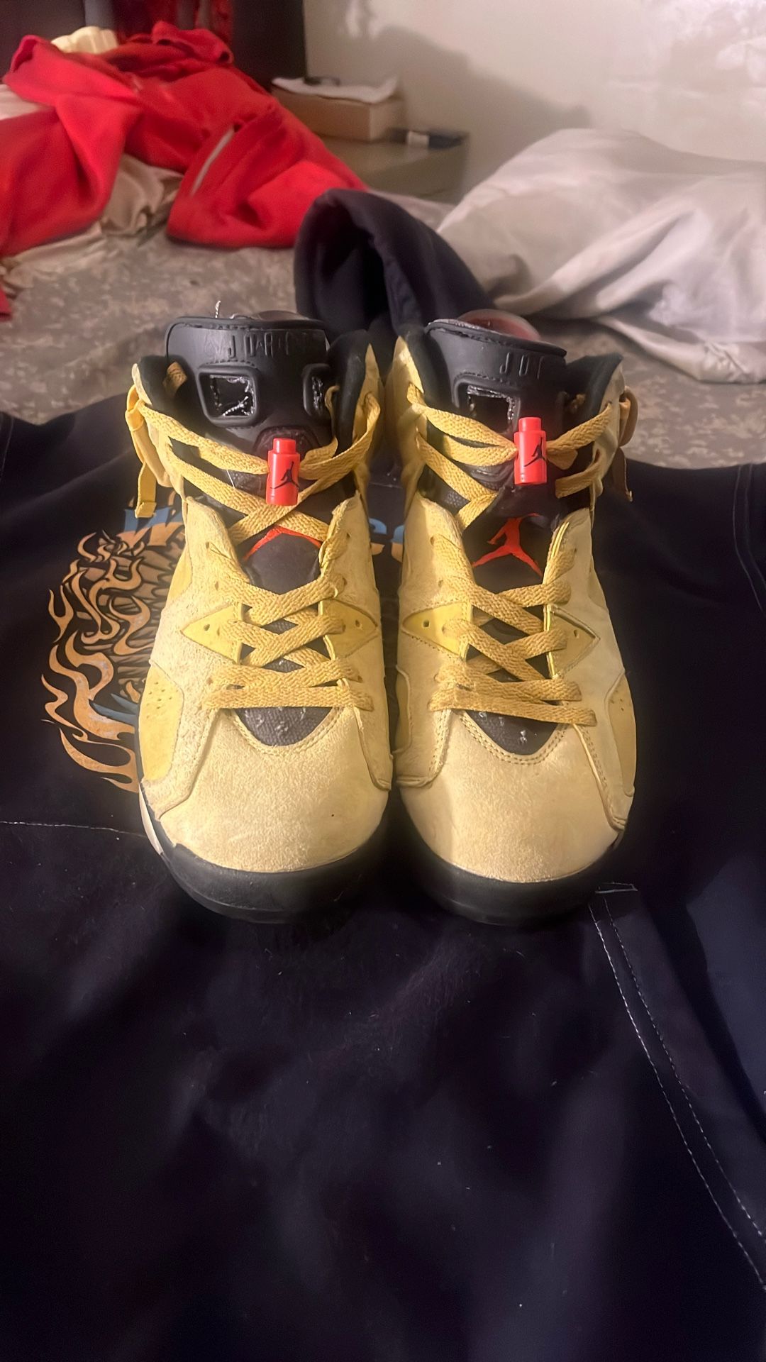 Air Jordan 6 Retro Wheat/yellow (Cactus Jacks)