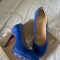 Beautiful Shoes For Sale The Blue Ones Never Worn The Other Ones Worn Twice
