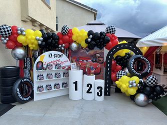 5x7 Fabric Cars Backdrop