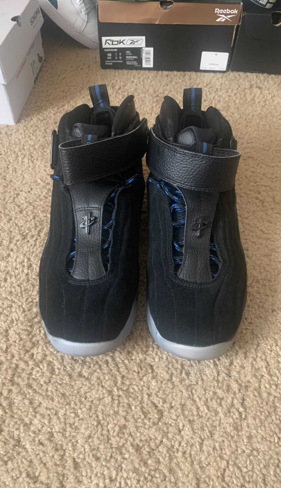 Nike Air Penny 4 black/royal magic suede