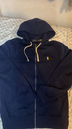 Blue polo hoodie