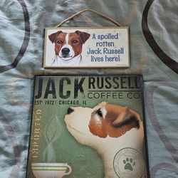 Hanging Jack Russell Art