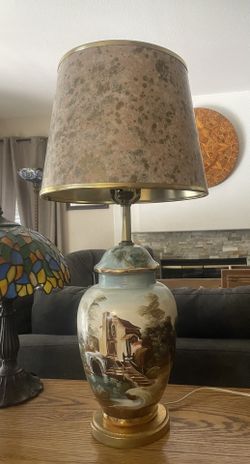 Vintage Hand painted lamp