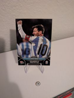Lionel Messi Topps Now Card 04.09.25 Says Goodbye to Argentina Fans 002