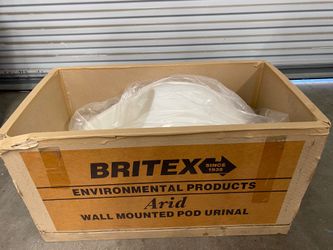 Britex Wall Mounted Pod Urinal