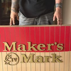 Makers Mark Sign 