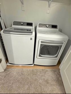 LG washer and dryer