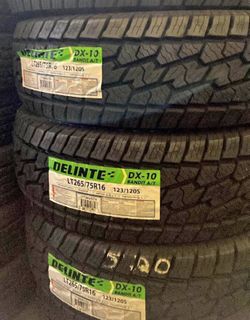 265/75/16 Set De Llantas AT