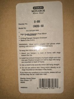 Monarch Antique Mirror 