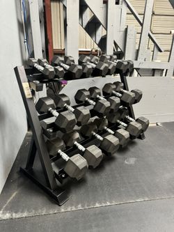 Dumbbell Set New In Box With Rack  📦