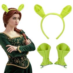 Shrek Ogre Ears Headband Halloween Green