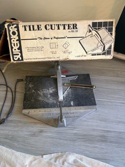 Tile saws, patter cutter and misc