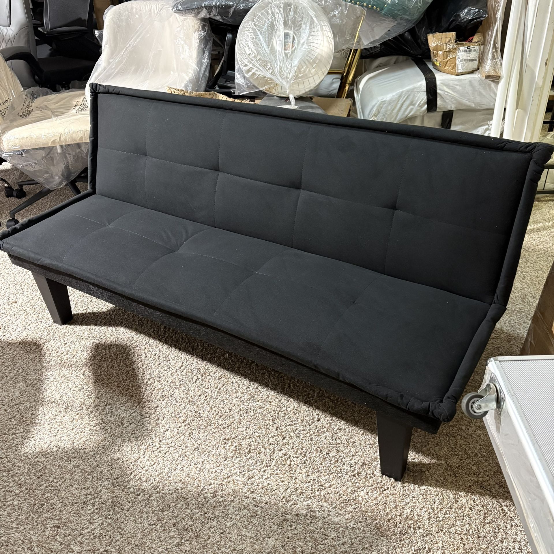 Black Futon Couch, Folding Sofa Bed