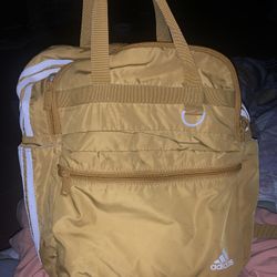 Yellow Adidas Backpack 