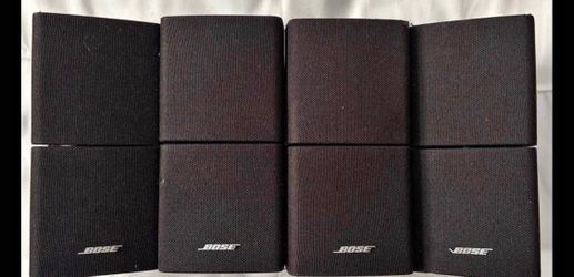 Bose Lifestyle Jewel Double Cube Speakers Acoustimass, Black, Set of 4