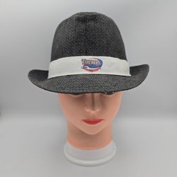 MiLB Clearwater Threshers Florida State League Gray Paper Trilby Fedora Hat 54cm