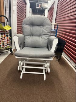 Rocking chair glider chair with rocking foot rest gliding foot rest