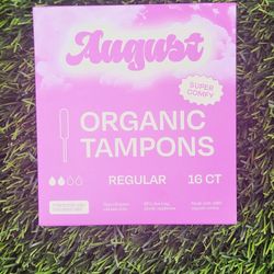 August Organic Tampons 