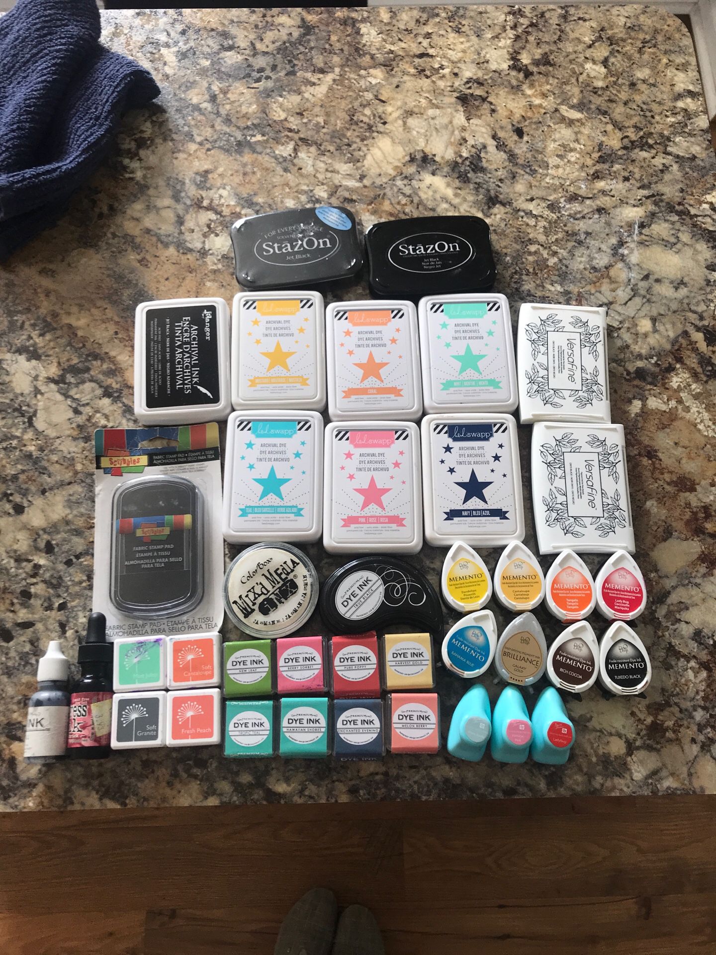Entire collection of stamping ink pads paper crafting