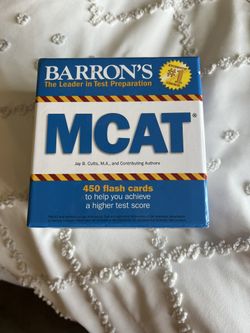 Barron’s MCAT Flashcards