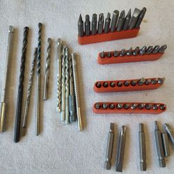 Assorted Drill Bits & Screwdriver Bits Set
