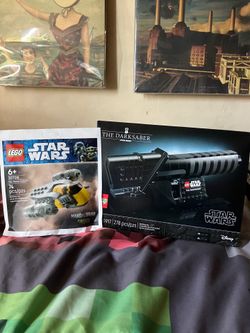 Mint 30728 The Razor Crest poly bag & 40917 The Darksaber GWP