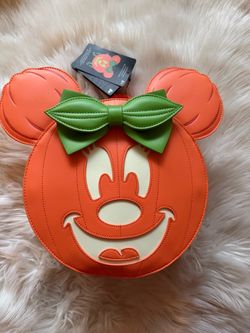 Loungefly Disney Minnie Mouse Pumpkin Backpack NEW